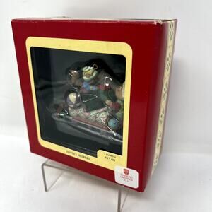 1992 Carlton Cards Heirloom Collection Christmas Santa's Helpers Ornament VTG